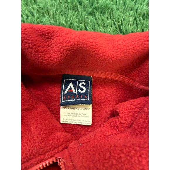 University Maryland 90s Red Pullover Supersoft Fleece Sweatshirt 2XL - Picture 7 of 7